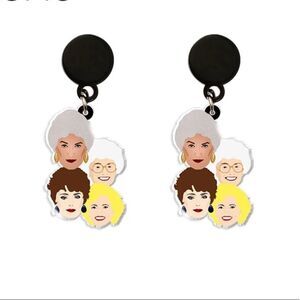 Golden girls acrylic earrings​